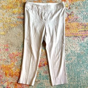 Armani Collezioni Light Grey Straight Leg Trousers size 8